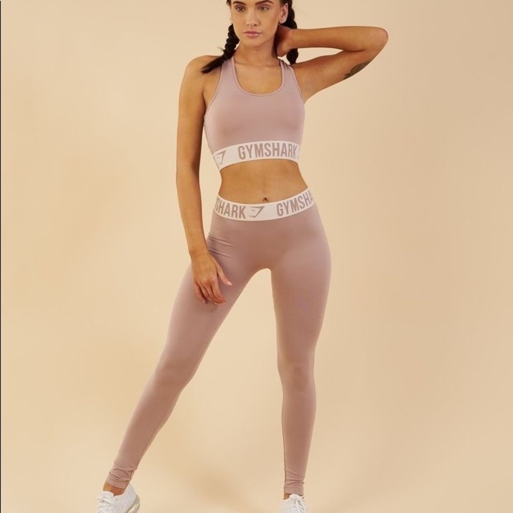🛑SOLD🛑Gymshark Fit Set- Taupe/Sand